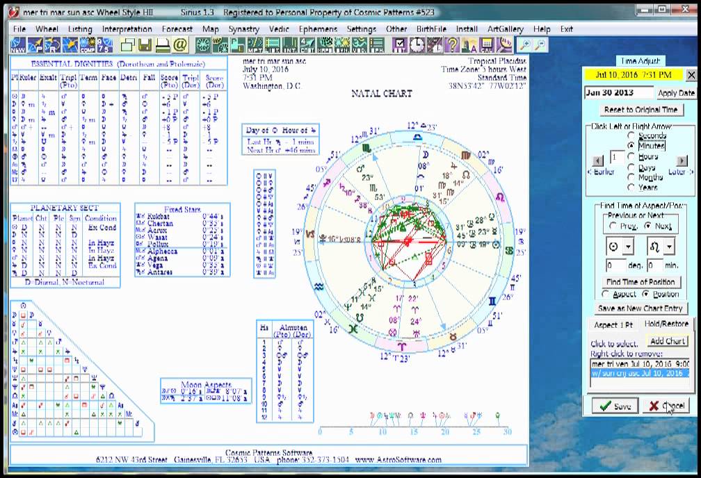 sirius astrology software download